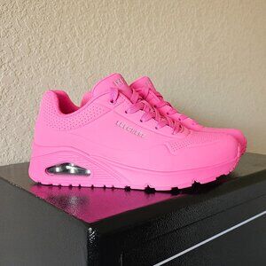 Sketchers Uno Night Shades Hot Pink